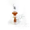 BOB Headquarters Pulsar 7" Tall Swirl Banger Hanger Dab Rig Pulsar Glass