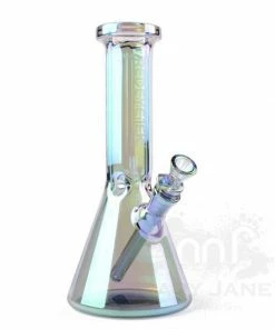 West Coast Gifts Red Eye Tek 10" Metallic Terminator Finish Hex Top Beaker Bong