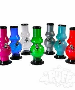 Puff Bongs Acrylic Straight Tube Bong