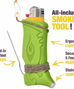 BOB Headquarters Lighters And Hemp Wicks Toker Poker Lighter Buddy