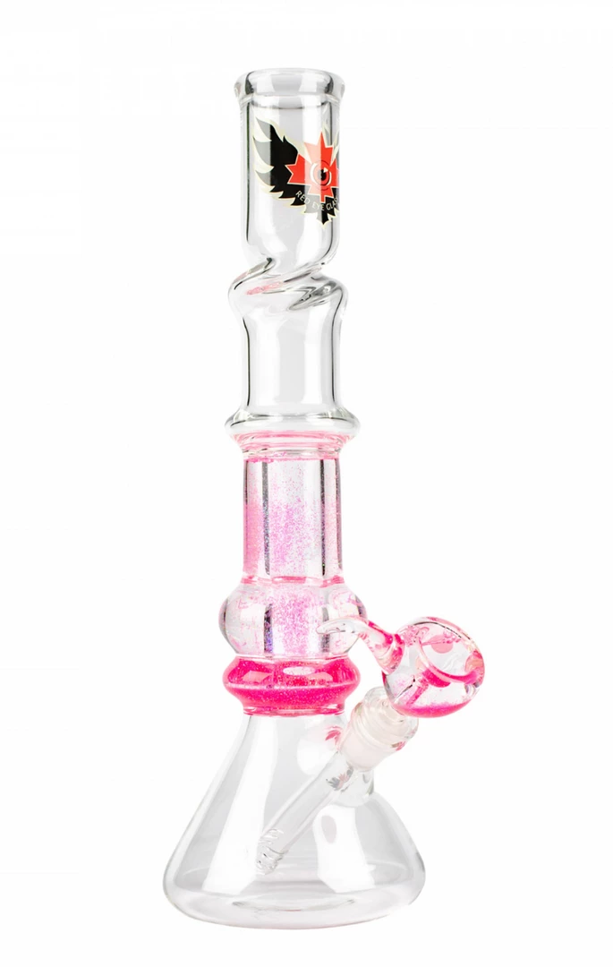 West Coast Gifts Red Eye Glass 14" Sparkle Liquid Bong With Twist Ice Catcher 2 West Coast Gifts Red Eye Glass 14" Sparkle Liquid Bong With Twist Ice Catcher