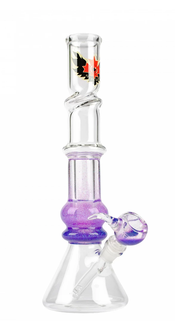 West Coast Gifts Red Eye Glass 14" Sparkle Liquid Bong With Twist Ice Catcher 3 West Coast Gifts Red Eye Glass 14" Sparkle Liquid Bong With Twist Ice Catcher