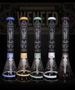 JJ Trading New Arrivals WENEED 18″ Tall Undead Warrior 7mm Beaker Bongs