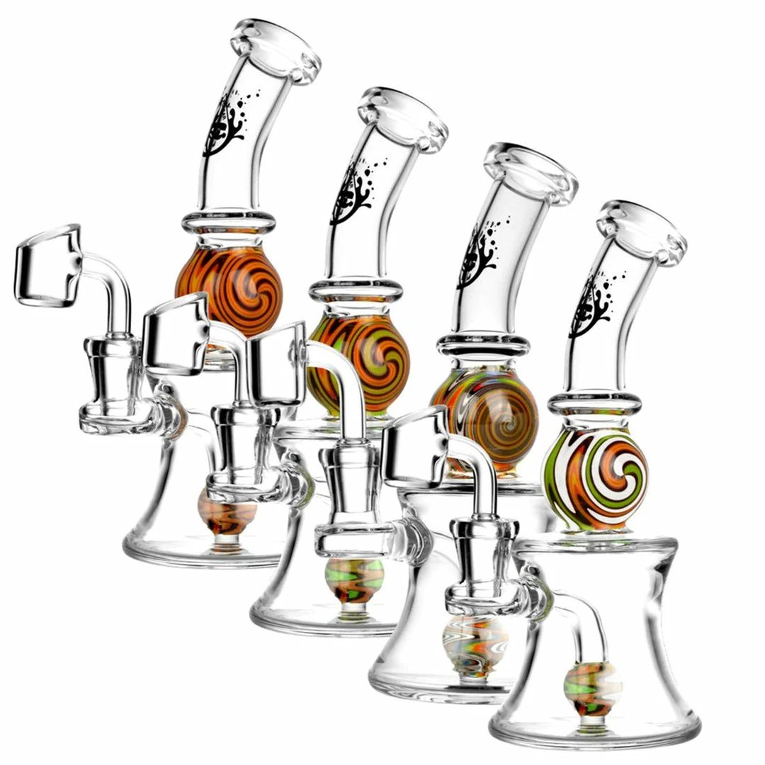 BOB Headquarters Pulsar Glass Pulsar 7.5" Tall Wig Wag Dab Rig 1 BOB Headquarters Pulsar Glass Pulsar 7.5" Tall Wig Wag Dab Rig