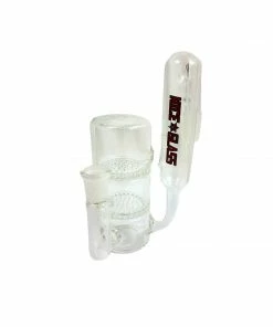 The Smokesman Nice Glass Double Honeycomb Recycler Ashcatcher