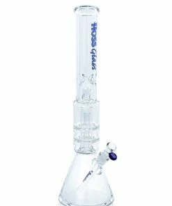 Hoss Glass Hoss Double Disk Percolater Beaker